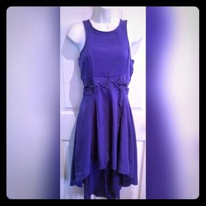 Weaver purple polyester dress